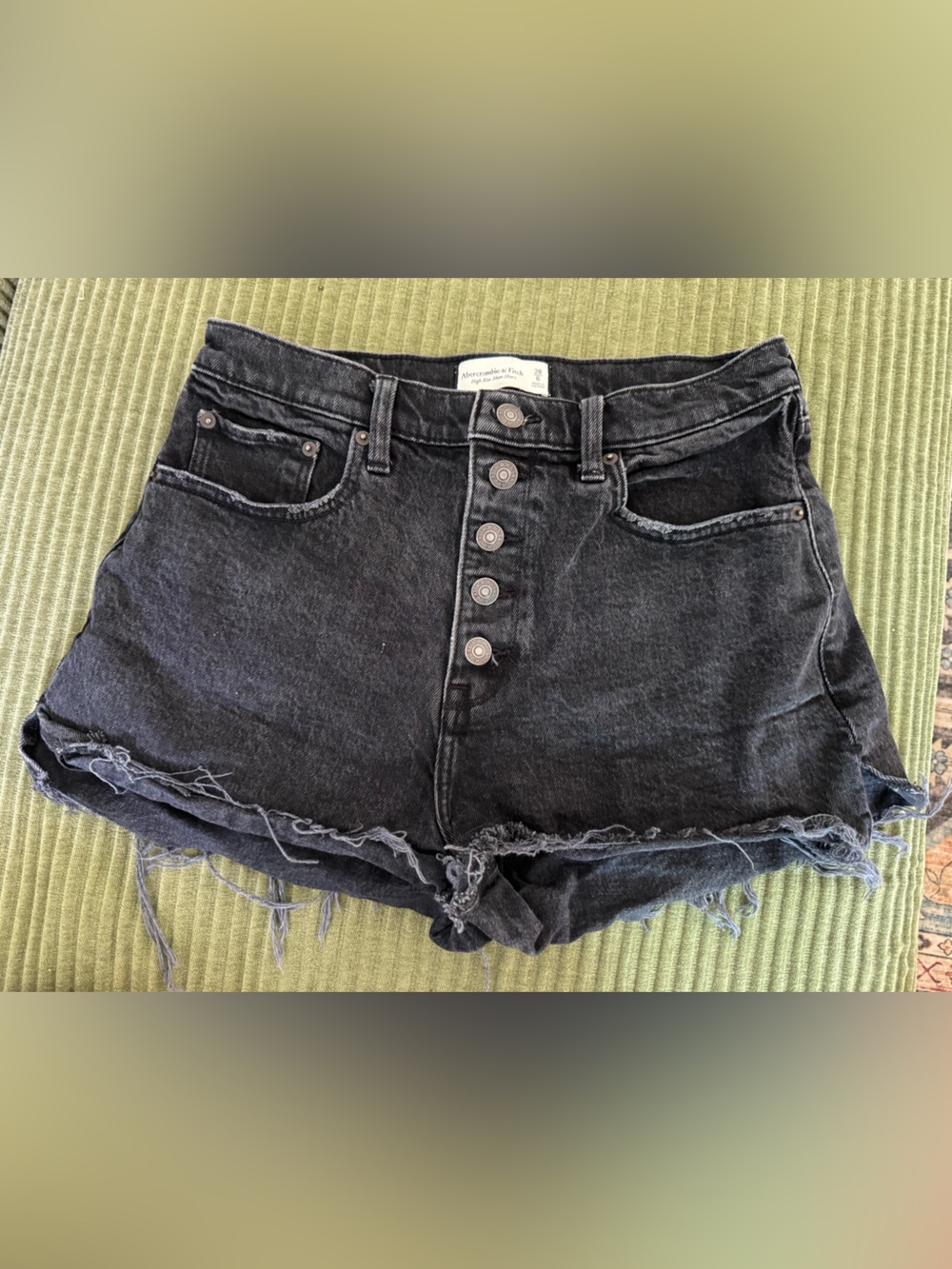 Black High-Waist Button-Fly Women’s Jeans